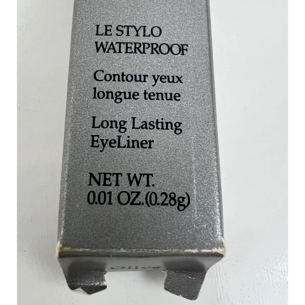 Lancome Le Stylo  Long Lasting‎ Eyeliner ~Olive~ FULL SIZE with box